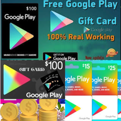 New Google Play Free Gift Card Codes-2024