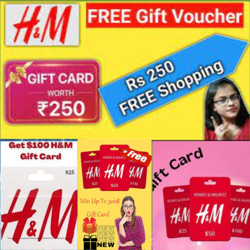 New H&M Free Gift Card Codes-2024